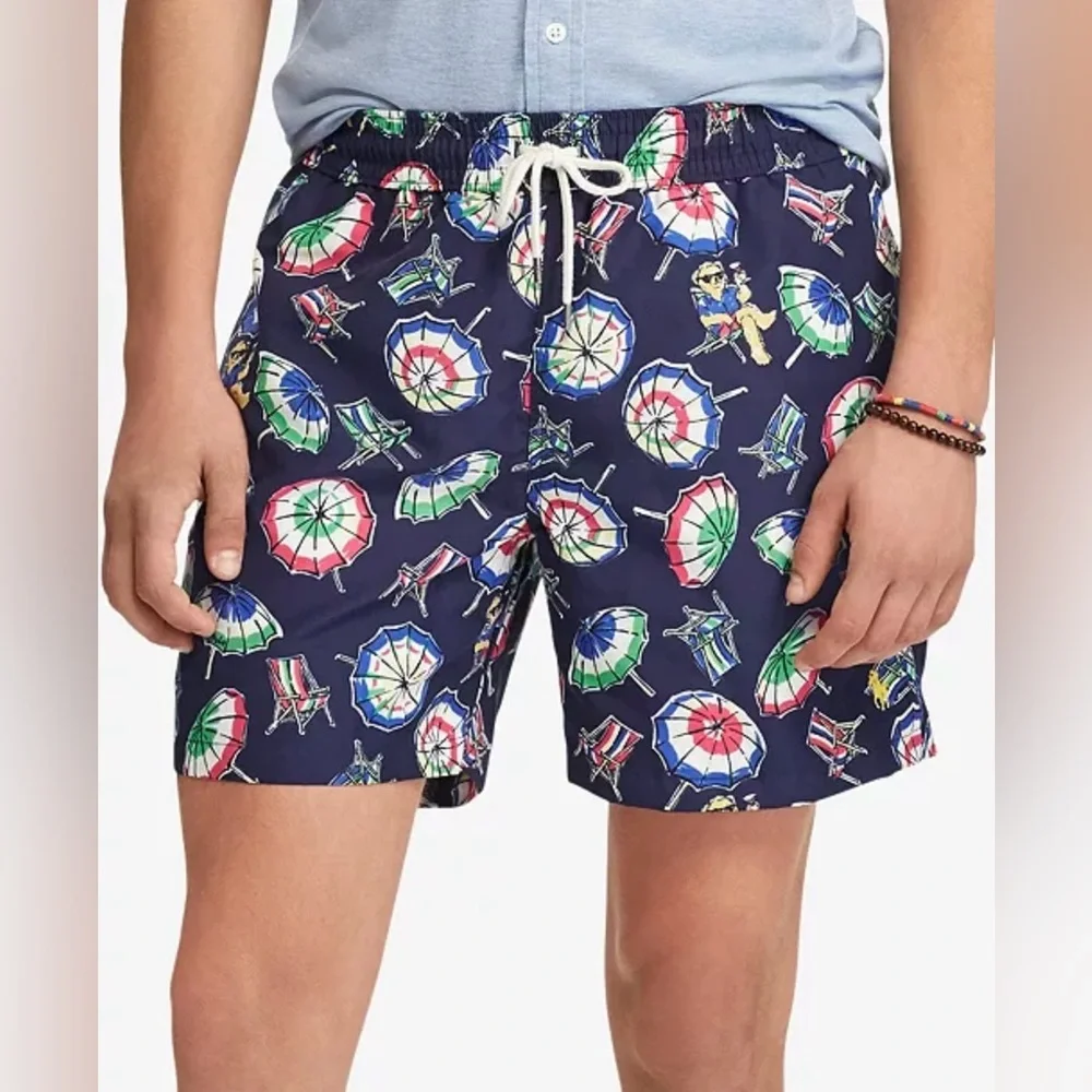 Polo Ralph Lauren Men's Traveler Swim Trunks Size Medium
